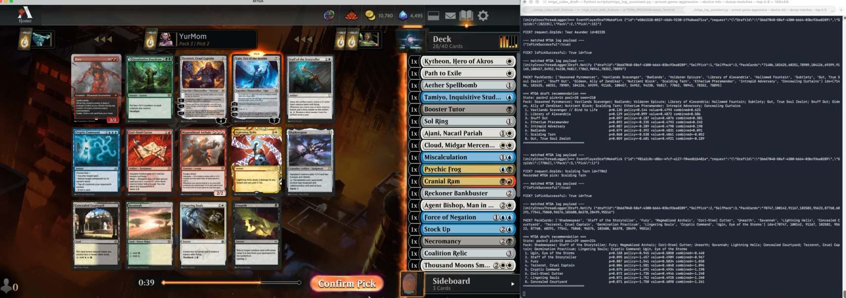 The original pack-three, pick-one screenshot from the controlling artifact draft.